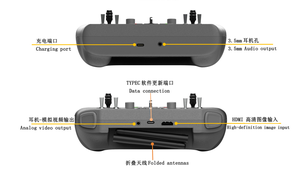 The New Version of the SpiderRC <strong>Remote</strong> Control with 6-inch Screen VTX Supports <strong>All</strong> Frequency Bands - Product Image 6