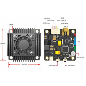 AKK Ultra uzun menzilli VTX (uluslararası sürüm) süper Bullish Roar verici 4.9G düşük bant 80CH VTX - Product Image 6