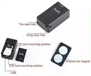 Precio de fábrica Seguimiento en vivo Control de aplicaciones gratuitas Mini GPS Tracker GF07 Localizador GPS Tarjeta TF Mini dispositivo GPS