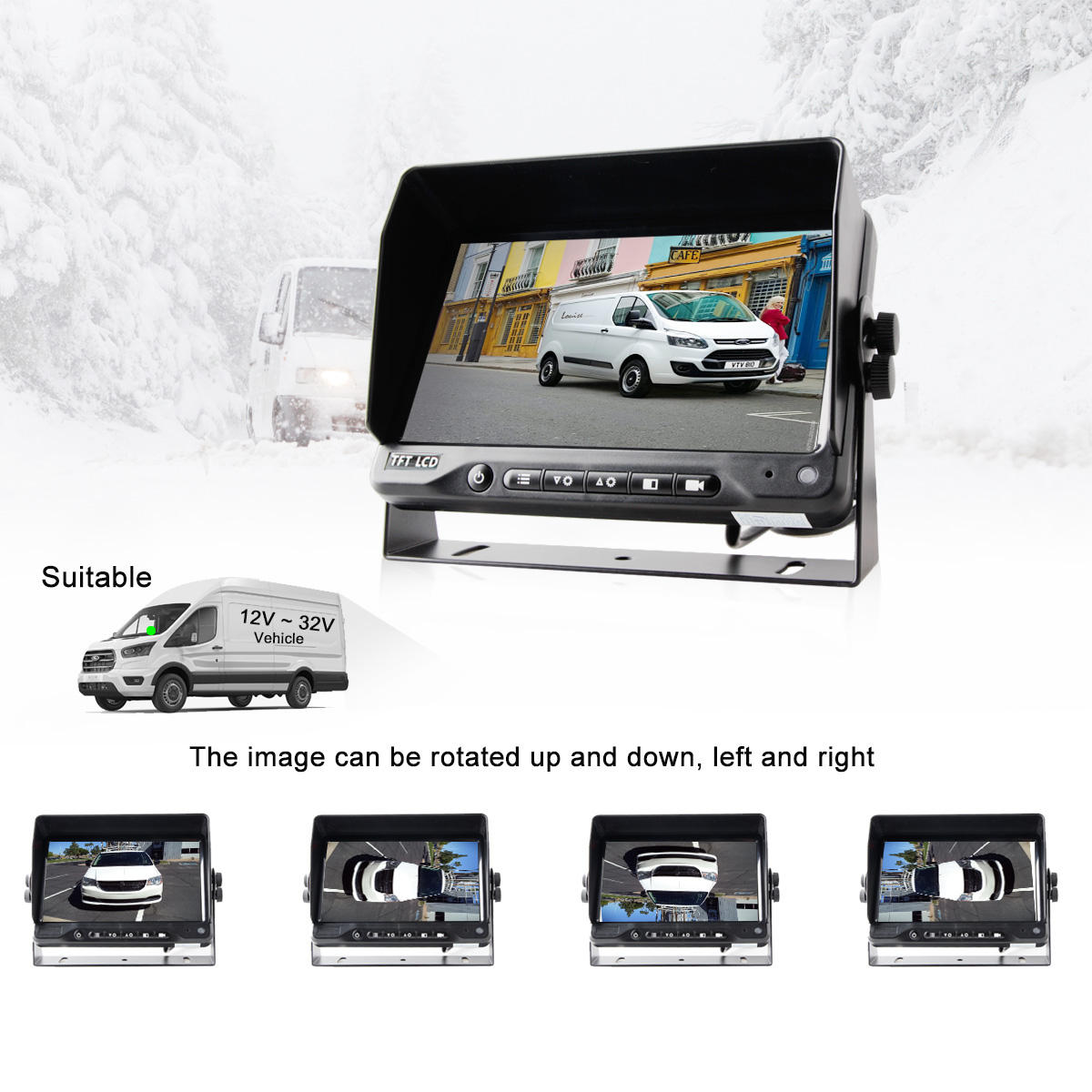 Monitor de 7 pulgadas únicamente