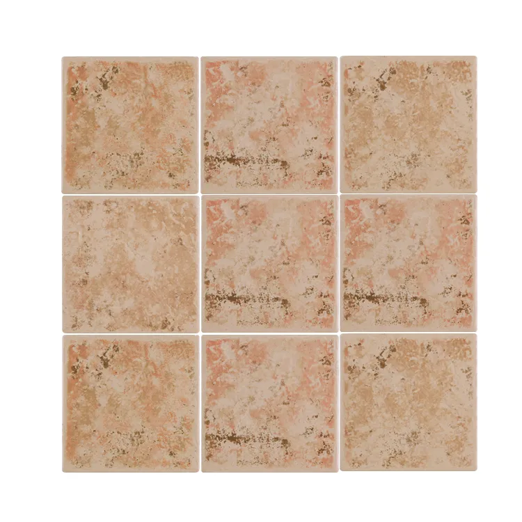 Hot Sale 100mm*100mm Ceramic Tiles Home Decoration Bathroom Walls Tiles For Kitchen Rustic Floor Tiles