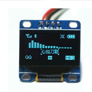 0.96 Inch Blue I2C IIC Serial 128X64 OLED LCD LED Display Module für Arduino 51 MSP420 STIM32 SCR