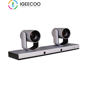 EZOLEN doppio Pan-Tilt H.265 sistema di conferenza 72.5 gradi FOV telecamera di localizzazione vocale con altoparlante - Product Image 5