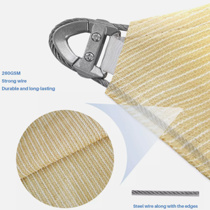 Toldo de sombra triangular antiestático con hilos conductores para áreas de almacenamiento de equipos electrónicos en múltiples colores neutros - Product Image 2