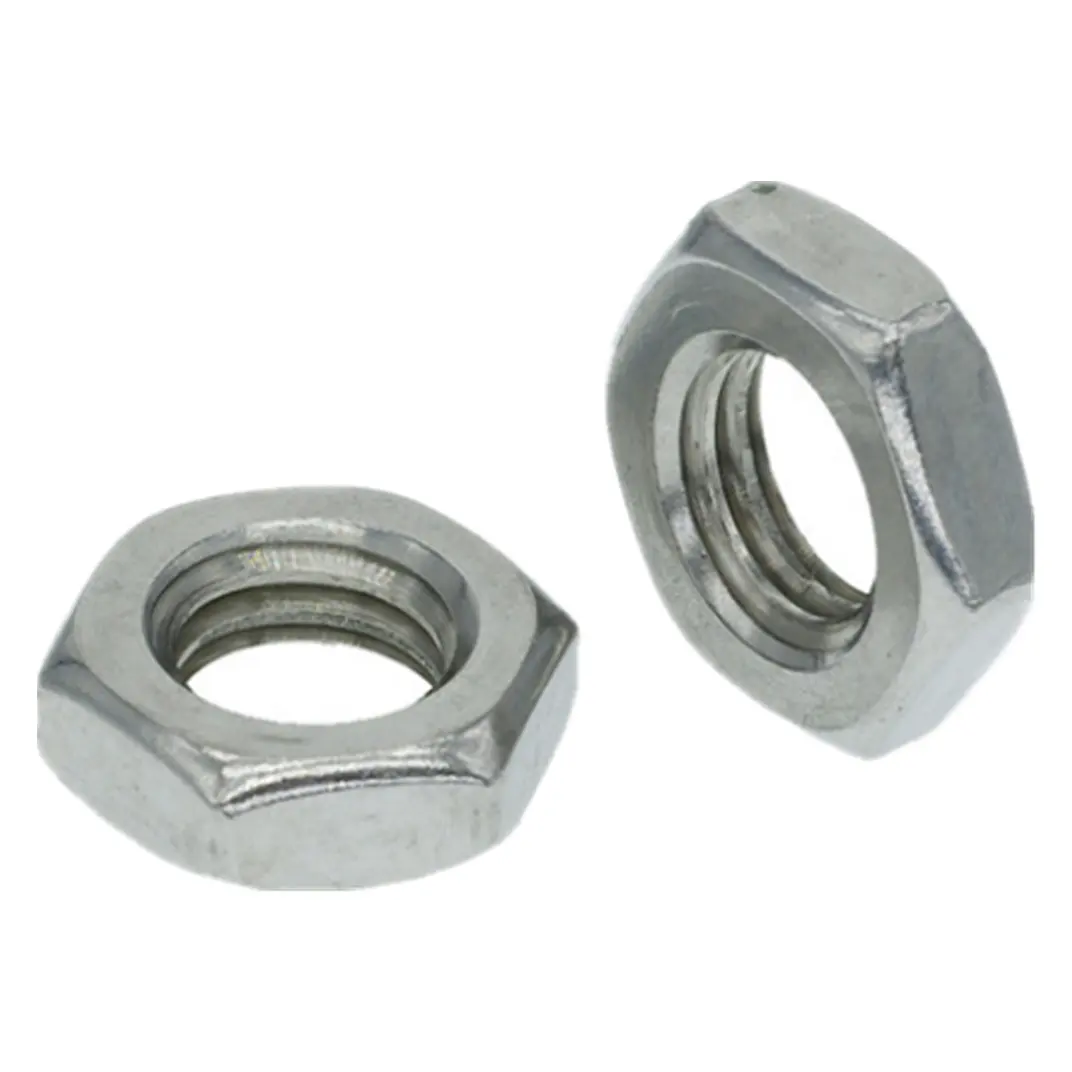 DIN 936 Stainless Steel 304 Low Profile Jam Nut Hex Thin Nut
