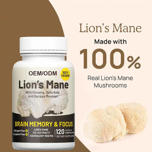 Biocaro OEM individualisierte Lions Mane Pilzkapseln für kognitive Funktion und Immununterstützung Gehirn-Supplements für Gedächtnis und Konzentration - Product Image 5