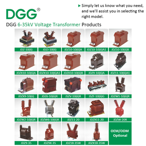 DGG JDZ11-20 kapalı tek fazlı epoksi-reçine döküm tipi 50Hz 60Hz 24/65/125kV gerilim trafosu Test raporları ile - Product Image 3