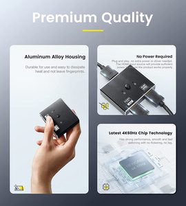 HD MI Switcher 8K 60HZ HDCP HDMI 2.1 สวิตช์ 1x2 2x1 อะแดปเตอร์ 2 ใน 1 ออกตัวแปลงสองทิศทาง - Product Image 6