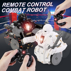 Robot de combate con control remoto para niños, Robot de boxeo rotativo inteligente con juguete de plástico - Product Image 3