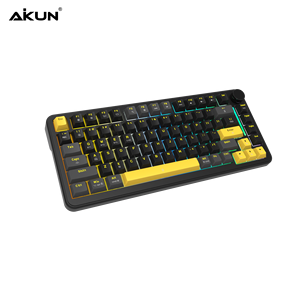 Triple Mode Wireless Rechargeable Gaming <strong>Keyboard</strong> with <strong>Mechanical</strong> Switch-Gasket 5 Structure-RGB Backlight-Multi OS-Smart Display - Product Image 1