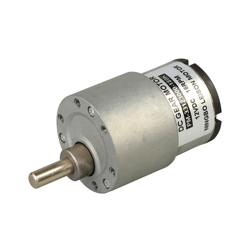 Moteur à engrenage 24v 12v cc, 37mm, faible tr/min, 10kg, couple élevé 1nm, 60rpm, 100rpm