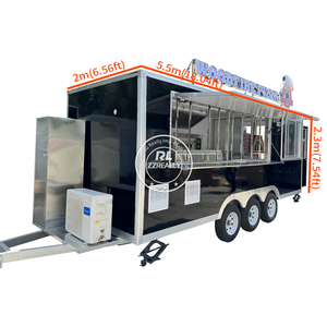 2025 Restaurant Food Trailer With Fully Equipped Coffee Ice Pizza Taco Truck Food Truck with Full Kitchen