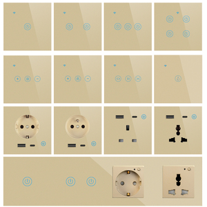 Akıllı WiFi anahtar priz İngiltere ab standart duvar anahtarı ve güç noktası çıkış desteği WiFi/Zigbee/HomeKit/Tuya App/akıllı ev/otel - Product Image 4