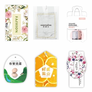 Etiquetas de tarjetas de identificación de nombre impresas de diseño personalizado de varios estilos y etiquetas de etiquetas con cuerdas para ropa - Product Image 3