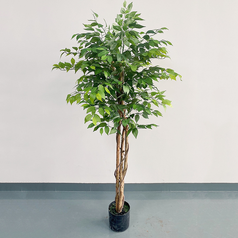 Nouveau banian (feuilles en tissu)-180cm