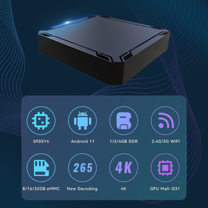 OEM工厂迷你4k安卓电视盒智能Amlogic S905Y4四核2gb 16GB <span class=keywords><strong>USB</strong></span> 2.0和WIFI流行机顶盒