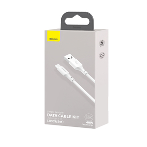 ชุดสายเคเบิลข้อมูลภูมิปัญญาที่เรียบง่าย USB เป็น Type-C 5A (2ชิ้น/เซ็ต) - Product Image 6