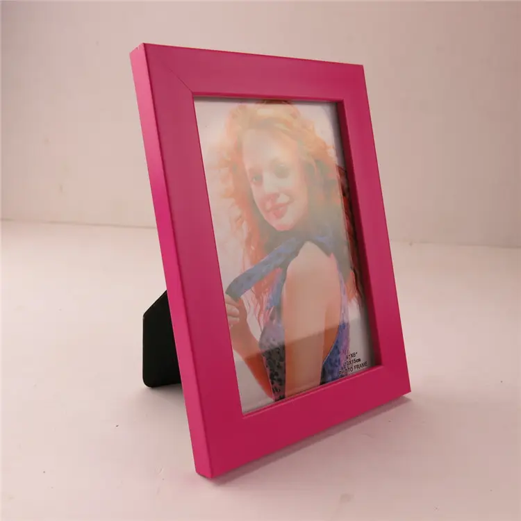 Colourful Plastic Picture Frame 4x6 5x7 6x8 8x10 glitter powder photo frame