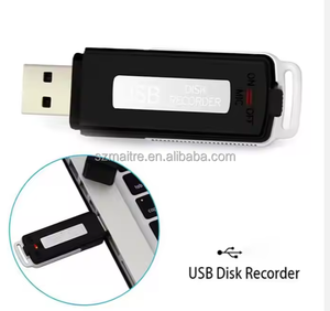 Grabadora de sonido de voz USB 8G con batería de litio incorporada Mini grabadora de sonido de voz portátil profesional 192Kbps/384Kbps UBS2.0 - Product Image 4