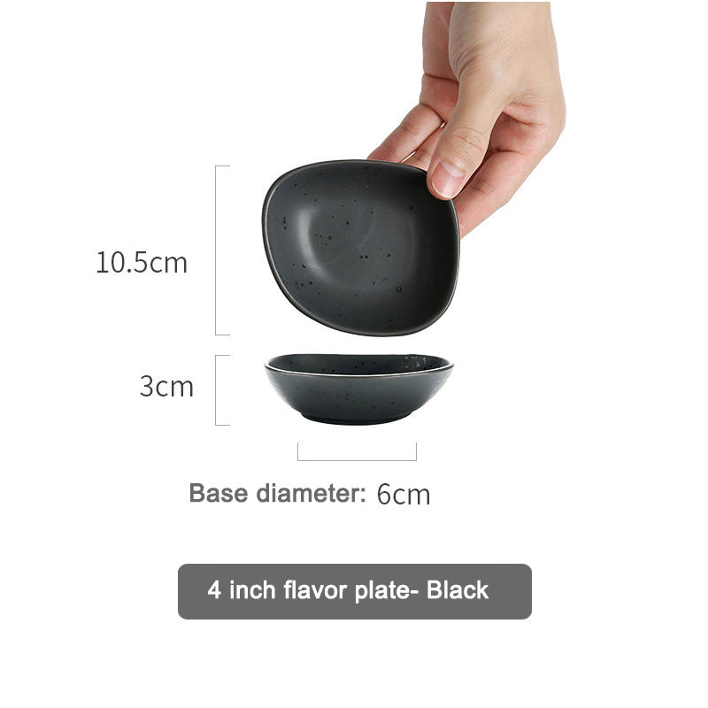 Plaque de saveur 4 pouces-Noir * 2