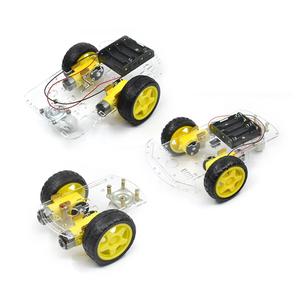 Nuovo motore di monitoraggio dell'evitamento Smart Robot Car Chassis Kit Speed Encoder Battery Box 2WD modulo ad ultrasuoni per Arduino R3 kit - Product Image 2
