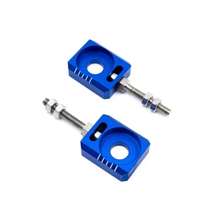 CRF <span class=keywords><strong>KLX</strong></span> TTR110 için CNC işleme özel kütük alüminyum zincir ayarlama