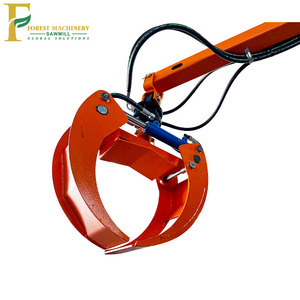 Remolque hidráulico de madera ATV con cargador de madera de grúa y pinza con troncos de carga alimentados por motor de gasolina con grúa de pinzas - Product Image 5