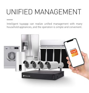 Tuya Cuộc Sống Thông Minh Wifi Ngoài Trời IP Bullet Hệ Thống <span class=keywords><strong>Camera</strong></span> Quan Sát Không Dây WiFi NVR <span class=keywords><strong>Kit</strong></span> 1080P P2P - Product Image 3