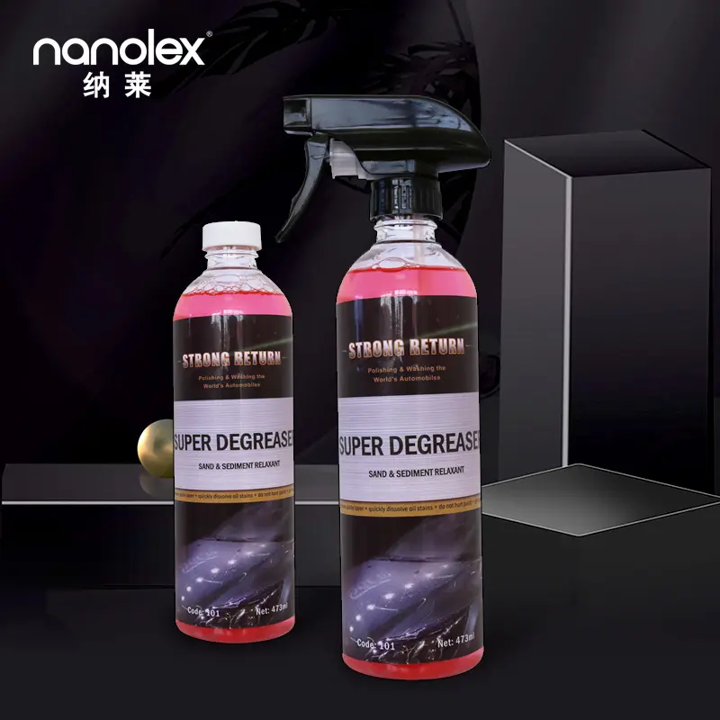 Nanolex 101 OEM personnalisé marque privée lavage de voiture sans acide super dégraissant frein et nettoyant échantillons gratuits