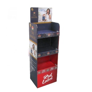 Umwelt freundliche benutzer definierte Buch Display Stand Recycelbare Pappe Gitter Regal für Zeitschriften Broschüren Retail Event Pop-Up Rack - Product Image 4
