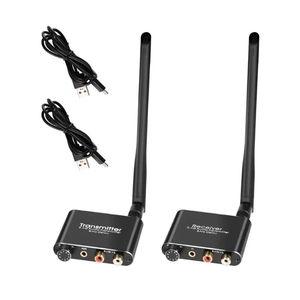 2.4ghz Wireless Wifi <strong>Audio</strong> Music Transmitter and Receiver With 3.5mm R/L RCA Wireless <strong>Audio</strong> Adapter for DVD TV <strong>Computer</strong> CD