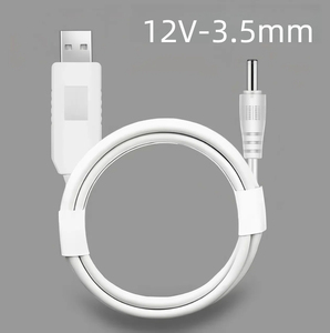 Jingsai 12V USB Boost Cable de alimentación 3,5*1,35mm chaqueta de PVC para altavoz inteligente de pequeño grado - Product Image 3