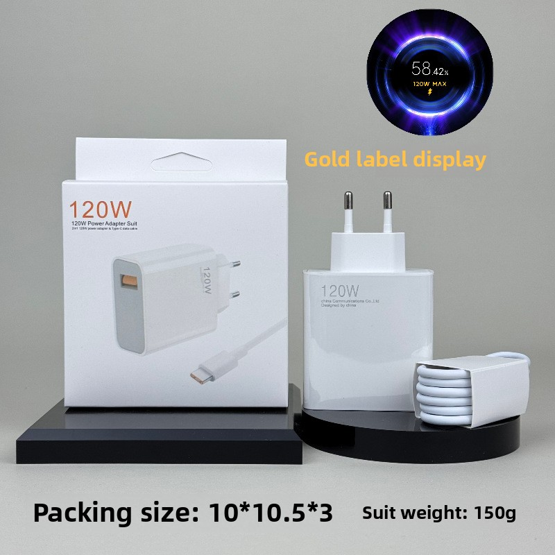 120W conjunto de oro de la UE (con caja)