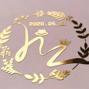 Custom Self Adhesive Metallic Letters Labels Thin Electroform Gold Nickel 3d Logo Transfer Embossed <strong>Decals</strong> Metal Stickers - Product Image 6