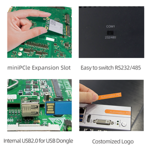 メーカー産業用ミニPCi3 i5 i7 6/7/8/第9世代組み込みボックスPCサポートデュアルディスプレイ産業用コンピューター - Product Image 5