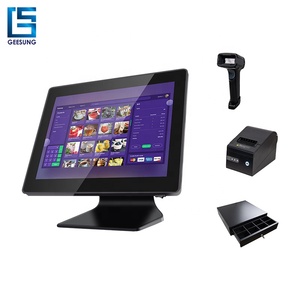 Оптом кассовый терминал POS Mahine Windows двойной сенсорный экран точки продажи все в одном Pos-система для продуктового магазина - Product Image 3