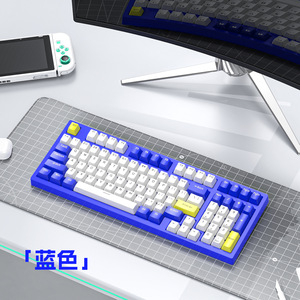 K98 Mechanical 980 Gaming 100-Key personalizado hot-swap AXIS Gaming ordenador mecánico inalámbrico teclado mágico - Product Image 6