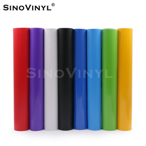 SINOVINYL ücretsiz örnek renkli vinil için ploter kesme makinesi 1.22X50M parlak mat renk vinil rulo - Product Image 3