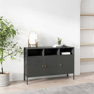 Thiết kế mới giao diện điều khiển tự chọn góc hiện đại sideboard tự chọn Bảng Tủ kim loại Parsons sideboards tủ với ngăn kéo và cửa ra vào - Product Image 5