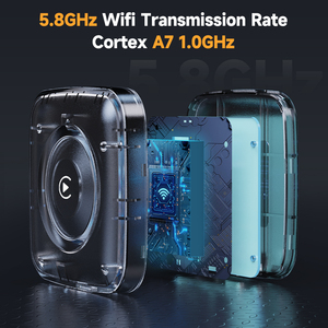便携式通用无线CarPlay适配器在线升级WiFi安卓自动智能人工智能盒ZC12 - Product Image 2