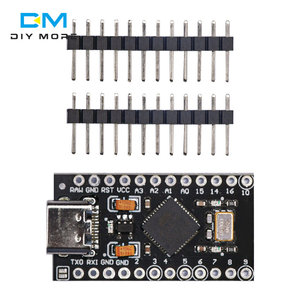 Type-C MINI USB Pro Micro For <strong>Arduino</strong> ATmega32U4 5V/16MHz <strong>Module</strong> With 2 Row Pin Header For Leonardo Usb Interface Board