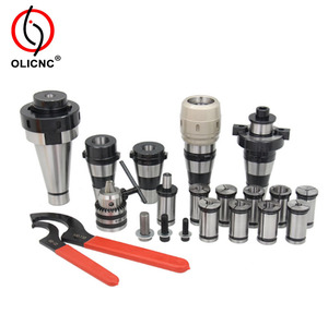 刀架JXT25-50铣削卡盘设置键式钻夹头带带托架的键式钻夹头用于CNC NT ISO刀架