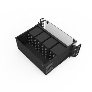 Precio de fábrica 4 RU Puerto fijo 384 LC/SC/ST/FC SPCC Panel de conexión de fibra óptica para centro de datos - Product Image 3