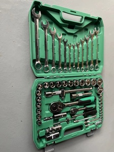 热卖61件工具套装手箱套件五金汽车和多工具自行车机械汽车工具 - Product Image 3