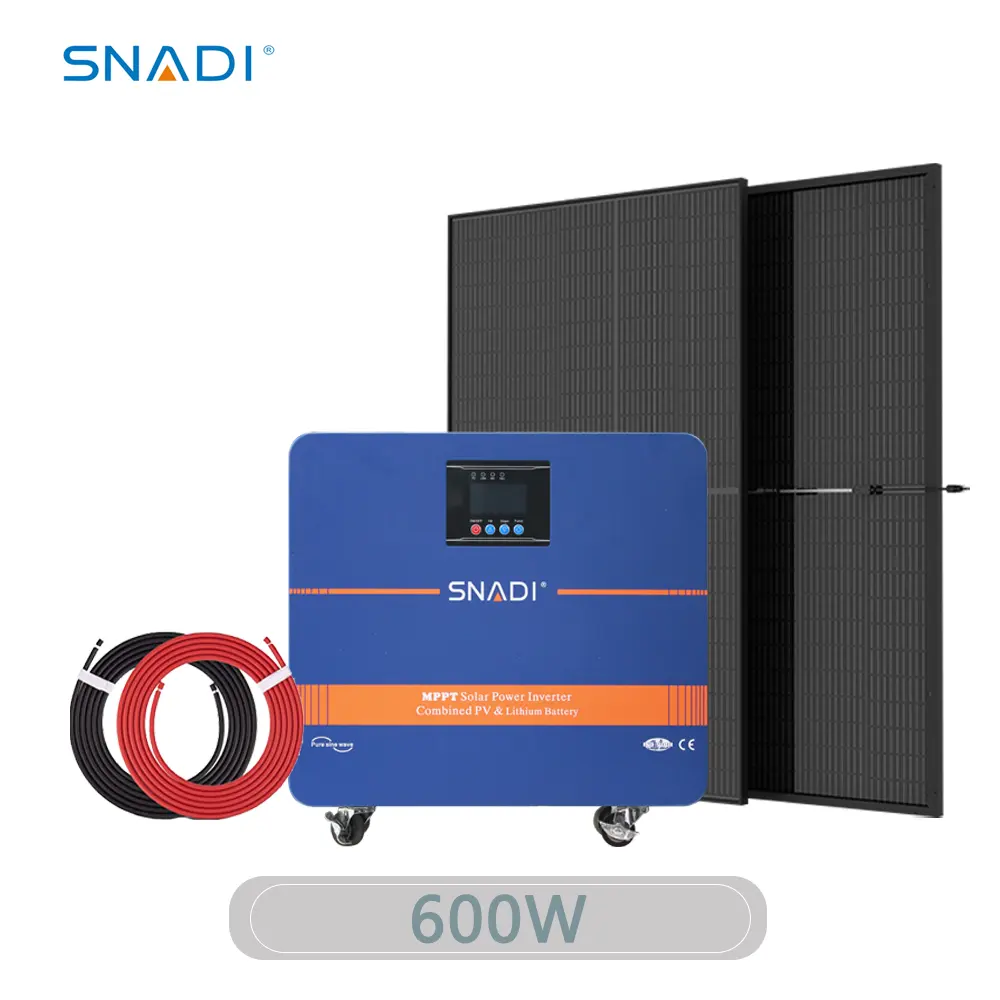 Générateur solaire SNADI 500W, générateurs tout-en-un, centrales solaires portables