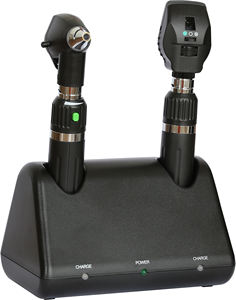 Kanistar-microscopio veterinario biológico, conjunto de diagnóstico, otoscopio y oftalmoscopio con mango recargable - Product Image 1