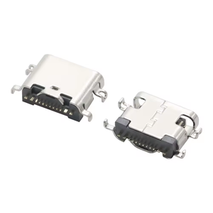 更换TE，Molex，JST，批发定制Usb SMT Type-c 16p母充电连接器插孔c型端口16针C型连接器