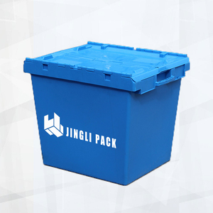 Contenedor de plástico con tapa, caja de nido para apilar material PP - Product Image 4