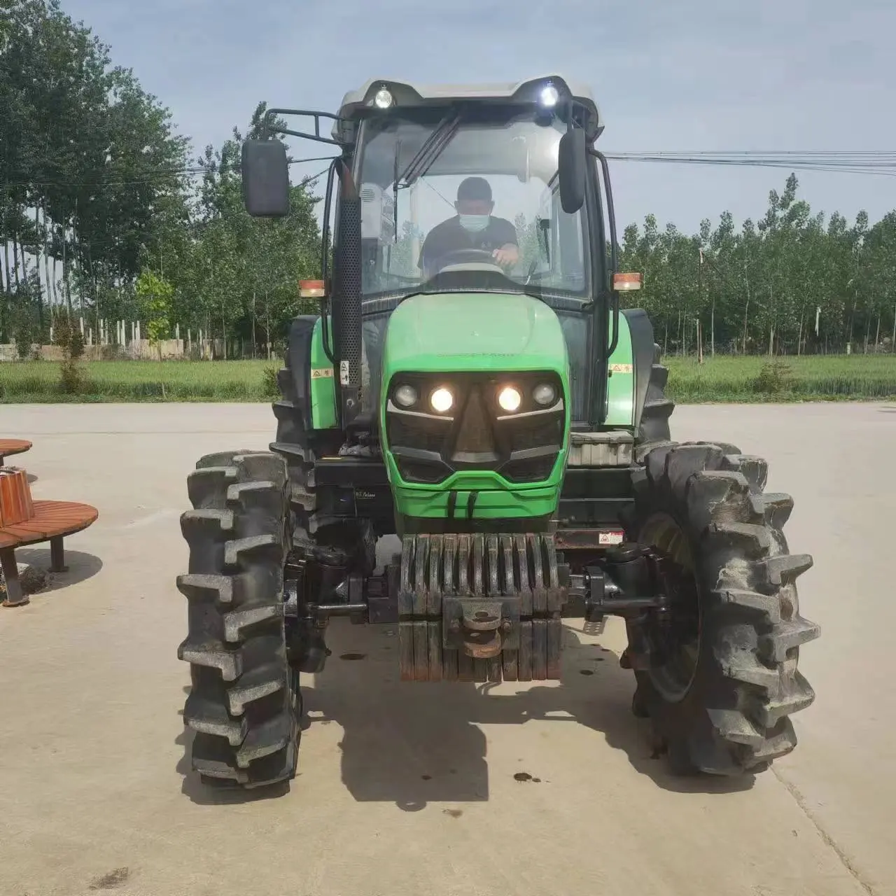 Tractor de DEUTZ-FAHR usado, 100 HP, para agricultura