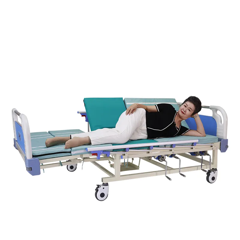 เตียงดูแลบ้านพับได้,เตียงสำหรับผู้ป่วยทางการแพทย์รักษากระดูกเตียงในโรงพยาบาลพร้อมอ่างแชมพู